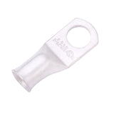 SELTERM 10pcs 2 AWG3/8 Stud Tinned Copper Wire Lugs, Heavy Duty Battery Cable Ends,2 Gauge Ring Terminals, UL Battery Lugs Mar