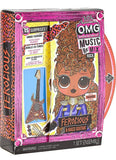 L.O.L. Surprise! OMG Remix Rock Ferocious Fashion Doll with 15 Surprises Including Bass Guitar, Outfit, Shoes, Stand, Lyric Maga