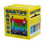 CanDo Low Powder Exercise Band, 50 yard roll, Yellow: XLight