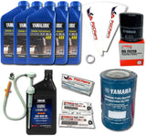 PWCParts Oil Change and Lower Unit Gear Lube Kit with Spin-On Fuel Filter Fits YAMAHA F150 F175 F200