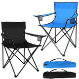 Portable Camping Chair, Joyfair Outdoor Lawn Folding Chairs for Adults, Heavy Duty Large Foldable Chairs for Beach, Fishing, Tai