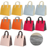 Chanseen 10Pcs Insulated Take Away Bags Disposable Cooler Bag Thermal Lunch Grocery Take Out Bags for Coffee Milk Tea Hot Cold D