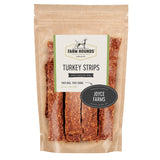 Farm Hounds - Turkey Strips - Premium Natural Jerky for Dogs - 100% Humanely Raised Turkey - Break-to-Size - Great for Training 