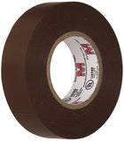 Morris 60060 Brown Vinyl Plastic Electrical Tape, 7 mil, PVC, 66 Length, 3/4 Width