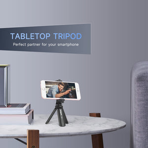 1/4 Mini Tripod, Tabletop Desktop Stand Compact Tripod with 1/4 Screw for weeylite K21 Stick Light, S03/S05 Pocket Photo Light