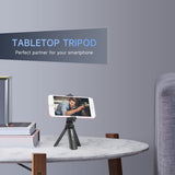 1/4 Mini Tripod, Tabletop Desktop Stand Compact Tripod with 1/4 Screw for weeylite K21 Stick Light, S03/S05 Pocket Photo Light