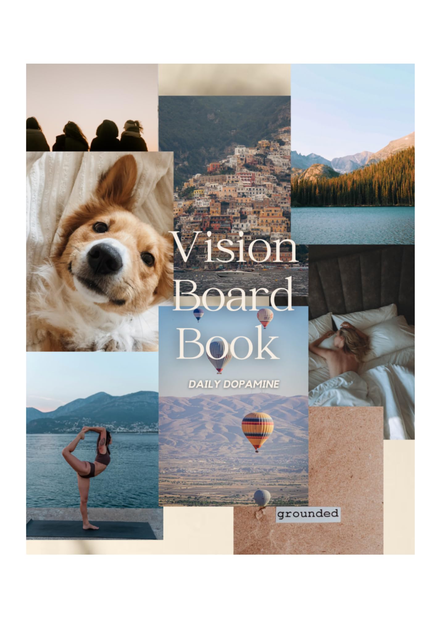 Daily Dopamine 2025 Vision Board Book - Quality Clip Art Magazine Supplies | 800+ Categorized Pictures & Quotes| Aesthetic Dream