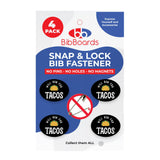 bibSNAPS Race Bib Clips - Safety Fasteners, Secures Running, Marathon, Cycling Event Number, Non Magnetic, Easy to Use, Snap & L