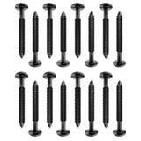 36Pcs 3 Inch Vinyl Shutter Fasteners Strongest Plastic Shutter Screws Window Shutters Hardware Exterior Spikes Loks for Fixing a