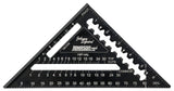 Johnson Level & Tool 1904-0700 Johnny Square Professional Easy-Read Aluminum Rafter Square, 7, Black, 1 Square