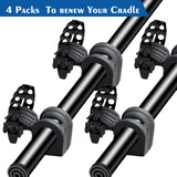 Bike Rack Strap, Bike Wheel Stabilizer Straps, Replacement Rubber Straps Accessory Strap Kit, Adjustable, Bicycle Wheel Stabiliz