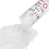 Miyuki Delica Seed Beads - Size 11/0 (1.6 mm), DB0741, Matte Transparent Crystal, 7.2 g, Approx. 1440 Beads, Made in Japan