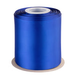 4 Inch Double Faced Satin Ribbon Cobalt Solid Polyester Craft Ribbon - 25 Yards Perfect for Gift Wrapping, Crafts, Wreath, Weddi