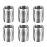 HARFINGTON 6pcs Thread Repair Inserts M20 x 2.5 Male to M16 x 2 Female Thread 30mm Long Stainless Steel Reducing Nuts Metric Sel