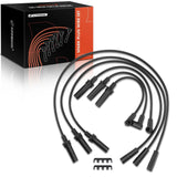 A-Premium Ignition Spark Plug Wires Set of 6 Compatible with Jeep Wrangler 2007 2008 2009 2010 2011 V6 3.8L