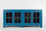 Aquitaine 70'' Distressed Farmhouse Accent Cabinet
