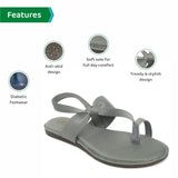 Ortho Joy Fancy Doctor Sandals|| Stylish Casual Slippers For Women,Light Green,8,B0B6FWFSF8