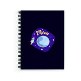 Plan To Gift Notebook For Students Moon Face Notebook Wire Bound Spiral Printed Pages:160 (Size A5)