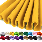 Gold Yellow Felt Fabric 36 x 36 (1 Square Yard), Soft 1.6mm Thick Felt Sheets for Craft Sewing Patchwork DIY Art Projects Decora