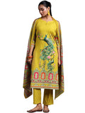 Libas Women Poly Crepe Kurta Set (369800R, Mustard, Xs)