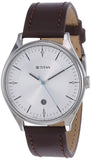 Titan Analog White Dial Men'S Watch-Nn1834Sl01/Np1834Sl01