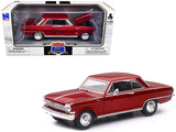 1964 Chevrolet Nova SS Burgundy Muscle Car Collection 1/25 Diecast Model Car by New Ray