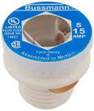 PLUG FUSE TYPE S 15A 4PK