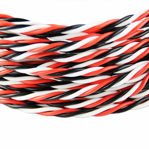 Oliyin 32 Feet 26Awg 26# Twist Servo Extension Cable Futaba Twisted Wire Lead For Rc Airplane Accessories