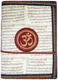 Purpledip Handmade Paper Journal Om, The Sound Of Vedas: Vintage Diary Notebook, 8 Inches (11489B)