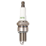 TORCH F6TC Spark Plug 131-047 Replace for NGK BP6ES, Bosch W6D, Champion N9YC, OEM for Honda GX140 GX160 GX200 5.5hp 6.5hp Engine Generator, 14mm Thread, 20.8mm Hex, Copper Core, Pack of 1