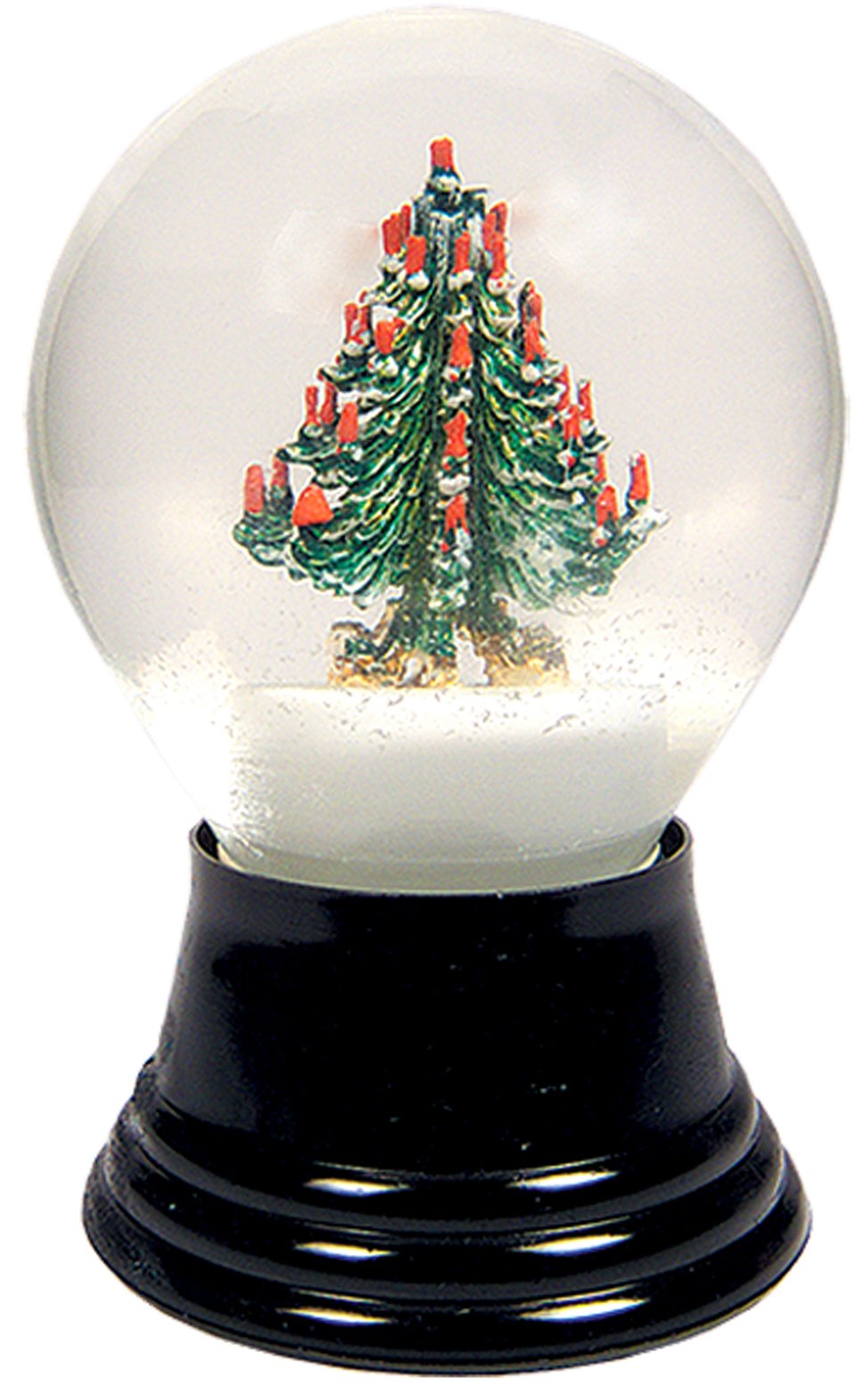 Alexander Taron Importer Pr1404 Perzy Snowglobe, Medium Christmas Tree-5' H W X 3' D, 5' X 3' X 3', White