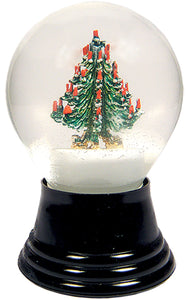 Alexander Taron Importer Pr1404 Perzy Snowglobe, Medium Christmas Tree-5' H W X 3' D, 5' X 3' X 3', White