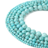 Zenkeeper 108Pcs Turquoise Spacer Loose Beads Bulk with Holes Handcrafted for DIY Bracelets Jewelry Making Crafts Supplies