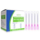 18G Needle 1.5 Inch Luer Lock 18 Gauge Needles Dispensing Accessories, Box of 100