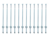 ONESTOCK 3/8inch x 12inch Threaded Carriage Bolts with Nuts and Washers 12Pack