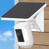 2-in-1 Solar Panel Charging Mount,4W Solar Charger for Ring Outdoor Cam Plus,Stick Up Cam,Spotlight Cam Pro/Plus,IP67 Weatherpro