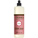 MRS. MEYERS CLEAN DAY Liquid Dish Soap, Biodegradable Formula, Rosemary, 16 fl. oz