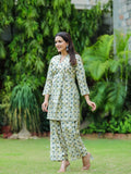 Gosriki Women'S Rayon Blend Printed Ethnic Co-Ord Set (Ays Beige-Vks02-Gs_M_Beige_Medium),Beige,,B0D9YVZRB1