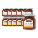 DeLallo Sun-Dried Tomato Bruschetta, Gourmet Condiment Spread Made with Extra Virgin Olive Oil, Authentic Italian Recipe, Non-GM