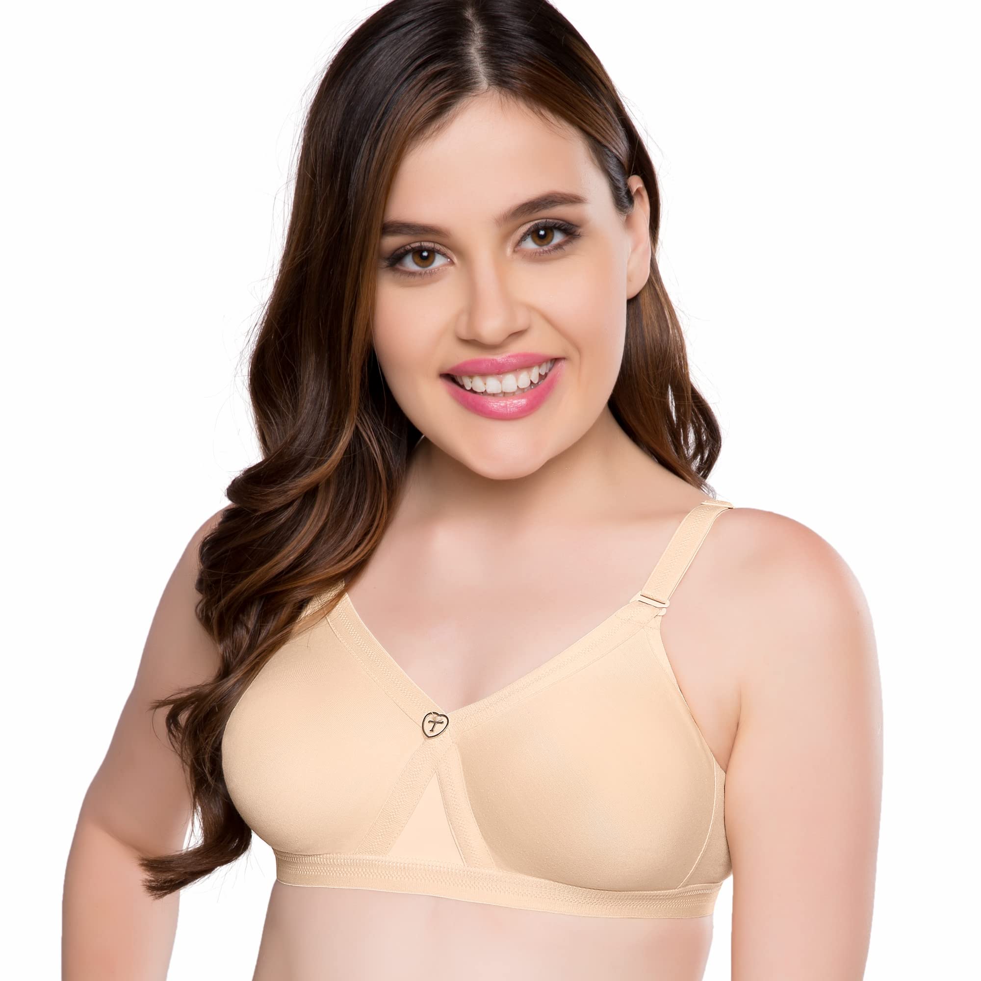 Trylo Pinky Strapless 36 Skin D - Cup,SKIN,36,B09SH9M7ZL