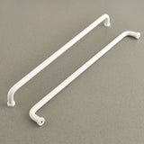 funifiti 5 Pack Long Handles for Kitchen Bathroom Cabinet and Drawer Matte White 12-5/8 Inch Hole Center Kitchen Drawers Furnitu