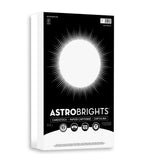 Astrobrights Card Stock, Astro White, Legal (8.5 x 14), 65 Lb, Pack of 125