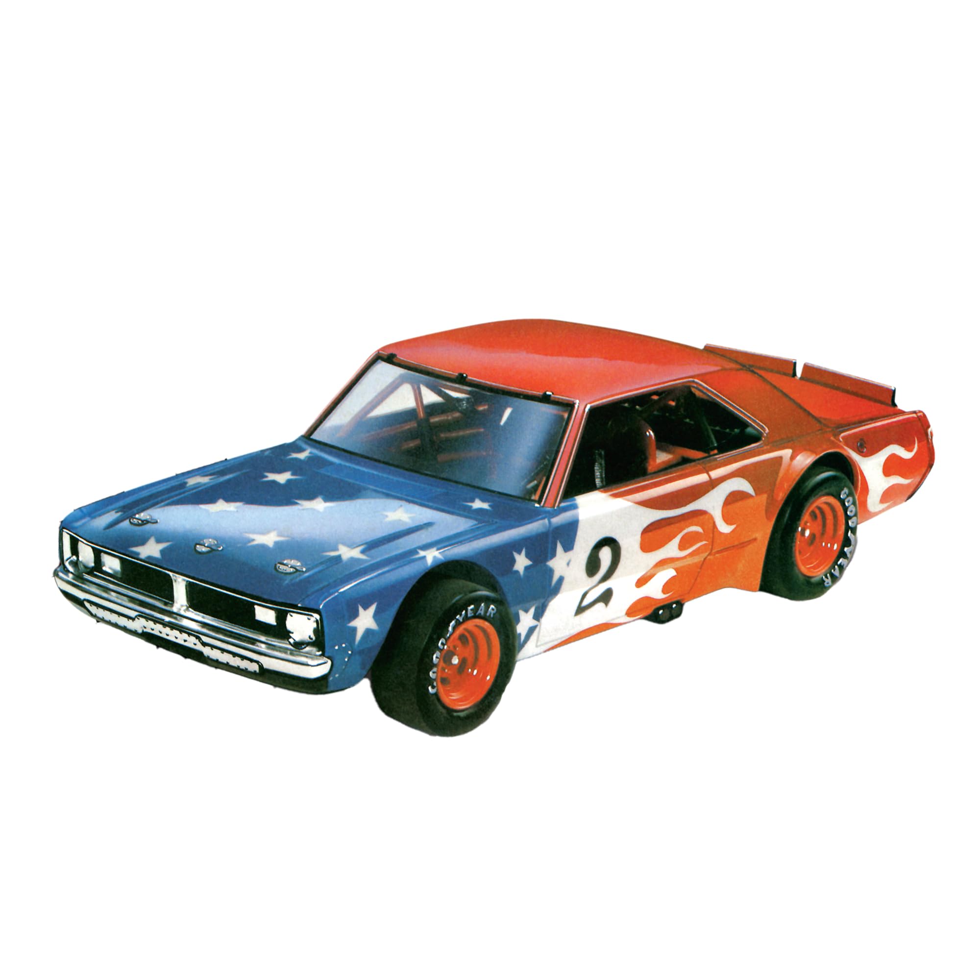 Amt Plymouth Valiant Scamp - Chrysler Short-Track Late Model Sportsman - 1/25 Scale Model Kit - Buildable Vintage Vehicles For K