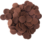 Playfully Ever After Cocoa Brown Craft Felt Circles (2 Inch 44pc)