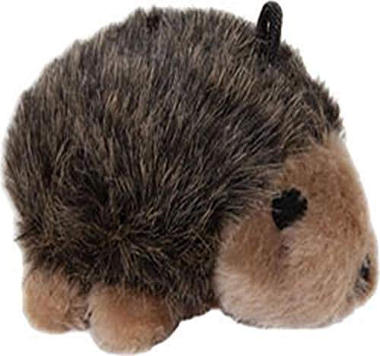 Booda PETMATE 291480 Hedgehog Soft Bite Toy for Pets, Large, Brown