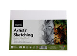 Brustro Artists Sketching Paper | 110 Gsm, A5 Size, Pack Of 80 Sheets | Medium Surface, Natural Grain, Chlorine Free, Ideal For 