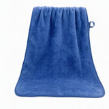 CSLIMNB Blue Microfiber Towels for Kitchen Cleaning Wash Cloths with Loop