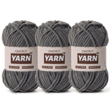 3 Packs Plush Chenille Chunky Crochet Amigurumi Yarn - Baby Yarn for Crocheting Soft - Fluffy Velvet Yarns Knitting for Blankets