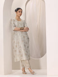 Libas Women'S Silk Blend Kurta Sets (400521_Grey_L)
