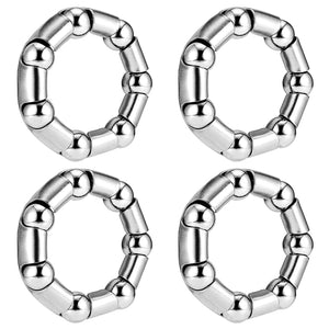 Jaceyon Bike-Ball-Bearing, Bicycle-Crank-Bearings, 5/16 X 7-Balls-Bike-Crank -Bearing, 4 Pcs Replacement Mtb Part For Bike Cra